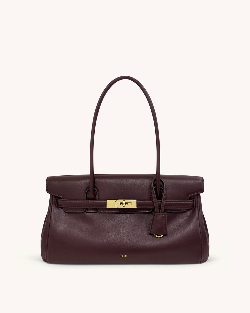 Yara Shoulder Bag - Deep Burgundy